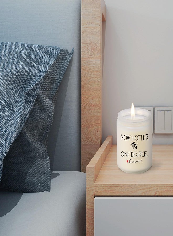 ONEVIVE ONEVIEV Graduation Gifts for Her Him, Soy Wax Scented Candle, Masters Degree College High School Graduation Gifts 2024 - Now Hotter by One Degree - Image 3